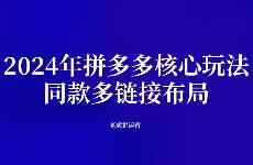 2024年拼多多核心玩法 同款多链接布局