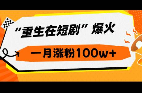 24年又一风口来了！现在入局短剧来得及吗？