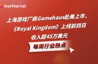 手游和应用出海资讯 上海游戏厂商Gamehaus赴美上市